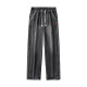 Jeans Jeans Jeans Summer hombres sueltos y cómodos pantalones de pierna ancha Spring 2025 Nuevos pantalones largos de hombres delgados y versátiles 9854 Retro Blue L