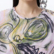 Jiangnan Buyi (JNBY) [same style in the mall] 25 summer new dress, small flower cyclamen printed mid-sleeved round neck A-shaped 5P4G15430 690/pink XS