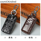 Cosmickindred Thai Crocodile Leder Universal Car Key Package Männer und Frauen Multifunktionen Männer -Schlüsselpaket Schwarz