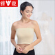 Yalu Mid-Length Tube Top Women's Bottoming Bra Summer Without Pads One-piece Strapless Bra Wraps Thin Breasts Extra Long Style (One Piece White) L