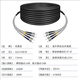 Youpulian Outdoor field optical cable single mode 4 four-core tail cable SC-LC-FC-ST Outdoor base station stretch armored fiber jumper finished optical brazing wire field optical cable single mode four-core ST-ST 50 meters