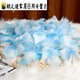 Simulierte Hochzeit Rose Blütenblätter Hochzeitsgeburtstagshand hat Blumen bestreut, um den Liebesvorschlag romantische Hochzeitsraumdekoration Chinesischer Valentinstag Red 1 Pack (1200 Stück) auszudrücken (1200 Stück)