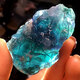 Natural blue-green fluorite rough stone specimen mineral crystal wool material large crystal gravel home accessories ornaments 1585