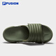 Fila Fusion Official Trendy Sports Slippers Bread Slippers Men's 2025 Été respirant