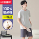 Hengyuanxiang Pyjamas Männer Sommer reines Baumwoll Kurzarm Shorts Anzug Voller Baumwolle losen lässige, atmungsaktive kühle Hauskleidung Männer 16790 L 170/