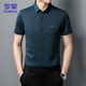 
ROMON short-sleeved shirt men's summer business shirt men's high-end sense of traceless quick-drying short-sleeved men's clothing gray XL
