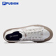 Filafusion Filafusion zapatos para hombres con zapatos de lienzo de media tapa de un pie zapatos de tablero de verano Mulas de zapatillas Blanco de nieve/nomad marrón 43