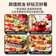 Kudixiang Kinderhaus Spielen Küchenspielzeug Full Set Little Girls, Jungen, simuliertes Koch- und Kochen-Mini-Küche 3-6 Jahre alt 6, Ladenbesitzer 54-teilige Smart Induction Cooker + Ofen
