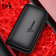 Kangaroo Key Sac Nouveau homme de voiture portable multifonction de la taille de voiture portable Hang 2025 Sac clé à la bouche de vache pour hommes noir