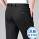 2025 Summer delgado de la marca de alta gama Pantalones casuales para hombres Pantalones de negocios de seda de mulberry Navy 5012 32 Tamaño igual