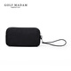 Golf (Golf) Frauen kleiner frischer Kupplungsbeutel Leichtes Kapazität Handgratt Tasche Trendy Mode Frauen Reißverschluss Clutch Geschenk für Freundin cool schwarz