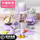 柏思乐儿童迷你小厨房真实版真煮全套装做饭玩具厨具食品级女孩生日礼物 304不锈钢403件套-粉-兔子电热炉
