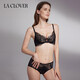 LA CLOVER23AW Magic Garden Sexy Lace Underwear Women's Bra Set LC2024103 Black - Lace Thin Cup 80B 165