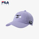 Fila Fila children's accessories baseball cap 2025 summer new style sun protection peaked cap for boys and girls, sun hat, butterfly purple-PU S