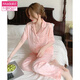 Modal 2025 Neue Pyjamas für Frauen im Sommer Dünne Eisseide kurzärmelige Hose süße Tupfen Seide Seide. Seidenhauskleidung Set YFY-9905 [kurzärmelige Hosen] M [Empfohlen 80-100jin [Jin ist 0,5 kg]]]