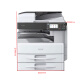 Ricoh MP2501SPA3 black and white digital composite machine comes standard with a document feeder (free on-site installation + free on-site after-sales service)