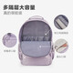 Oiwas [neues Produkt] Schoolbag für weibliche Schüler der Junior High School Schülern neuer Ultra-Licht-Rucksack für Schüler mit Wirbelsäulenschutz mit großer Kapazitätsschutz für männliche Lila [schockabsorbierende Schultergurte/wasserdicht und abgenutzt-resistent]