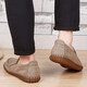 Lujie Tolevas Chaussures Old Pékin Chaussures en tissu de Pékin Légères Luzy Chaussures Summer Beef Beef Tendon Soft Soft Non-Slip Dad Shoes Couleur de chameau (style d'été) 42