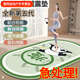 Jumping rope yoga mat, soundproof and shock-absorbing, indoor sports, non-slip grip, thickened jumping exercise, Pilates, fitness dance mat, thickened non-slip bottom dance mat-01F type, 40X60CM (exclusive for fitness and abdominal strengthening)