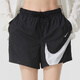 耐克（NIKE）运动套装女装 2025新款夏季健身训练舒适透气短袖T恤宽松梭织短裤 DV7885-133+HM8980-010 M