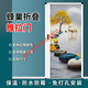 Meikejie aluminum alloy honeycomb folding sliding door without punching kitchen balcony bathroom partition waterproof sliding door Fortune Deer Free simple lock Customized size contact customer service