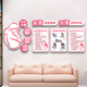 Mutter- und Babyzimmer Wanddekoration Hängende Malerei Einschränkung Zentrum Kulturwand Layout Krankenhaus Krankenpflegewissen Hintergrund Werbung Poster Qt3889 Mutter und Baby Modell 1 [5mm Schnekristallpanel] groß