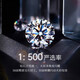 China Gold (CHINA GOLD) Platinum Diamond Ring for Women Confession Proposal Ring New Year's Birthday Gift for Girlfriend and Wife Wedding Anniversary Mobius Diamond Ring for Women - 16 Real Diamonds