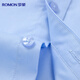 Romon short-sleeved shirt men's bamboo fiber anti-wrinkle no-iron business white-collar formal solid color casual shirt tops men's clothing