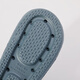 Huixun [Absorción de choque anti-deslizamiento] zapatillas caseras de suela de 4,5 cm de espesor livianas y cómodas zapatillas para hombres azul gris 42-43