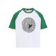 Camiseta de manga corta de cuello de algodón puro de algodón de algodón puro de Golden Goose