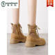 Boots de martin Hollow Hollow Martin para mujeres 2025 Nuevo verano que aumenta el aire delgado Zapatillas de senderismo de suela gruesa de grueso.