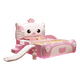 益豪康儿童床女孩公主床Hellokitty凯蒂猫卡通床软包皮床女童床 LT-841 滑梯床（单床） 1.2*1.9米(无灯光)