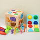 Maigemeng (Maigemeng) Kinder-Erleuchtung für Kinder in Montessori, die Ball Boys und Mädchen Rätselfischen und Ziehen von Radieschen-Holz-Matching-Spielzeugen zwei Sets schlägt.