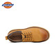 Dickies Herren Arbeitsschuhe Herren niedrig vielseitig trendy atmungsaktiven britischen Stil lässigen Lederschuhen Herren gelb Brown 42