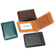 2025 Supply de commerce extérieur Nouveau style première couche Cowhide Men's US Dollar Clip Fashion RFID Card Sac authentique Wallet Women's Women's KB186 PEACOCK BLUE