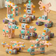 JIAYE Toolbox Toy's Toys 3 à 6 ans Vis à vis Couteau Assemblage de couteau Réparation Boy Disassement et assemblez Baby Girl Electric Drill Drif Diy Set 144pcs [Bleu] avec Toolbox