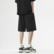 
Foss Phil casual shorts men's summer thin loose breathable quick-drying five-point ice silk out sports straight pants SW-K688 black XL [recommended 140-160Jin [Jin equals 0.5 kg]]