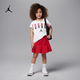 Nike (Nike) Jordan Nike Jordan 'chaleco de niñas y pantalones plisados ​​y vasos Summer Sports II3743 687 Fitness Red 160 xs