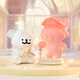 名创优品（MINISO）线条小狗浪漫樱花系列盲盒手办桌面摆件玩具生日礼物女 单盒