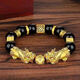 Fat Donglai's same style Bengal red gold bracelet, Vietnamese sand Pixiu bracelet, men's and women's obsidian bracelet, unparalleled, men's style