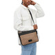 CoaCH (COACH) men's bag men's District zipper opening and closing briefcase one-shoulder crossbody bag CV761 khaki brown black QBNRX