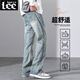 Lee DPRRE American Style Flare Jeans Herrenmarke Brand High Street Lose Long Hosen 2025 Neue Frühlings- und Herbst -Freizeithosen 9901 Nostalgic Blue S