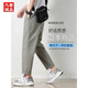 
VANCL [Same Model in Lei Jun] Spring American casual trousers for men's trendy brand loose straight VANCL 9904 military green summer thin 2XL [145-155Jin[Jin equals 0.5 kg]]