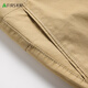 Shanshan 100% cotton skin-friendly pure cotton trousers men's straight long trousers dad work clothes business loose casual trousers