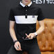 
Lilang [brand breaks the code and picks up the gap] T-shirt for men 2025 summer new style lead polo. shirt Korean fashion clothes for men half 1301 black M 90-105Jin [Jin equals 0.5 kg]