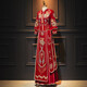 Baolian xiuhe boda boda boda 2024 boda otoño e invierno novia femenina vestida de boda china tostada de boda ropa de boda jeffrey ropa para hombres #velvet [bordado con llevado] (pareja de pareja s