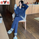 Yalu winter pajamas for women in 2024 new winter internet celebrity style coral velvet soft home clothes for women autumn and winter suit D-SZ686 white one-size [recommended 85Jin [Jin equals 0.5 kg]-130Jin [Jin equals 0.5 kg] wear].