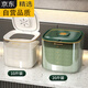 Tuojin German imported quality insect-proof moisture-proof sealed rice box 20 Jin [Jin equals 0.5 kg] Large capacity graded grain storage box 1585 1ml Light luxury white 10 Jin [Jin equals 0.5 kg] Pack metering cup