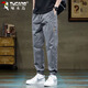 
Woodpecker (TUCANO) pants men's casual pants men's spring and summer tying work pants loose trendy sports men's pants Khaki XL