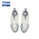 Jordan Qiaodan Shopping Mall mismas zapatillas para niños 2025 Summer Nuevo producto para hombres Big Children's Shoes Breatable Life Casual Shoes Ivory/Space Grey 37